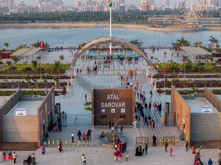 Atal Sarovar at Rajkot Smart City
